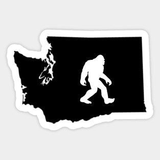 Squatchington Sticker